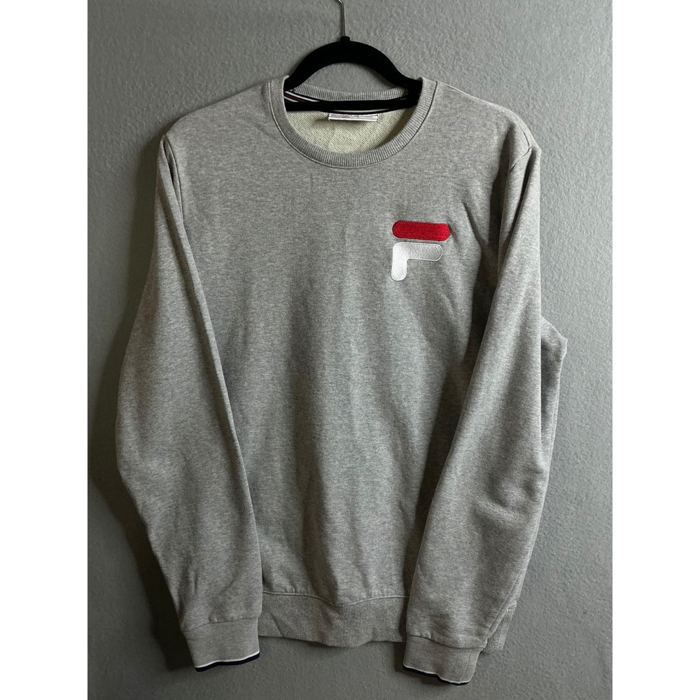 Fila Sweatshirt Men's Medium Crewneck Sweatshirt‎ Pullover Classic Logo